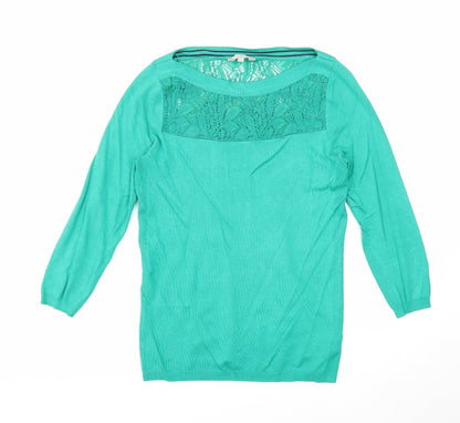 Womens UK Size 8 Per Una Green Pullover Jumper