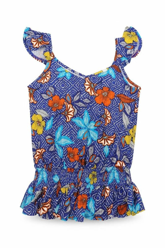 Womens UK Size 8 Preworn Blue Basic Tank