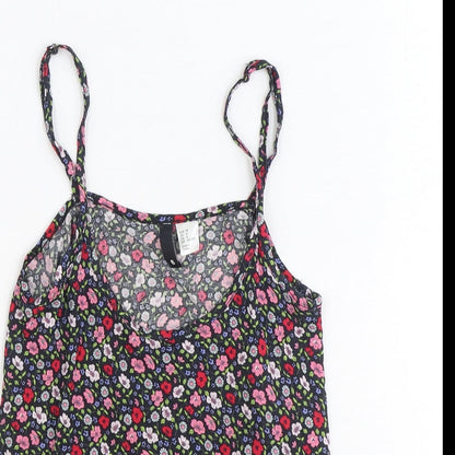 Womens UK Size 8 Divided by H&M Multicoloured Basic Tank