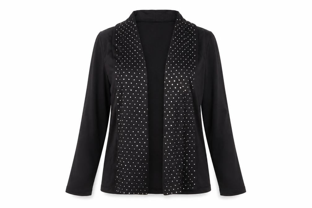 Womens UK Size 14 Daxon Black Cardigan Jumper