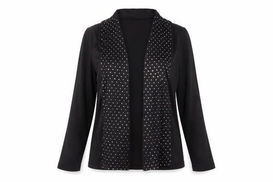 Womens UK Size 14 Daxon Black Cardigan Jumper