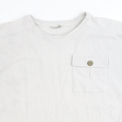 George Womens Grey Polyester Basic T-Shirt Size 12 Scoop Neck