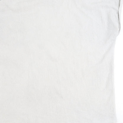 George Womens Grey Polyester Basic T-Shirt Size 12 Scoop Neck