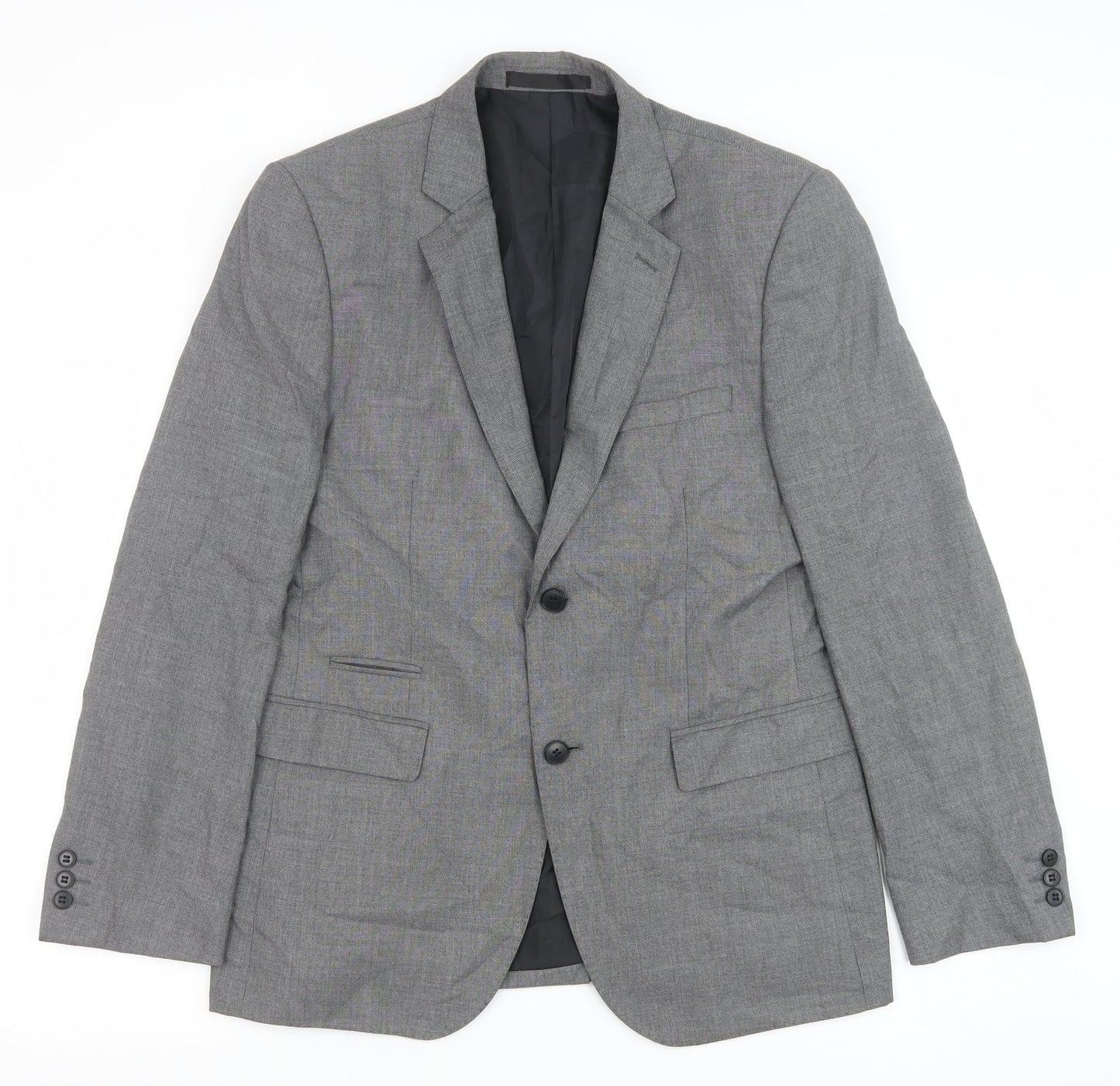 Mens UK Size 40 Marks and Spencer Regular Grey Suit Jacket