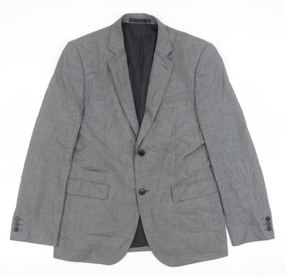 Mens UK Size 40 Marks and Spencer Regular Grey Suit Jacket