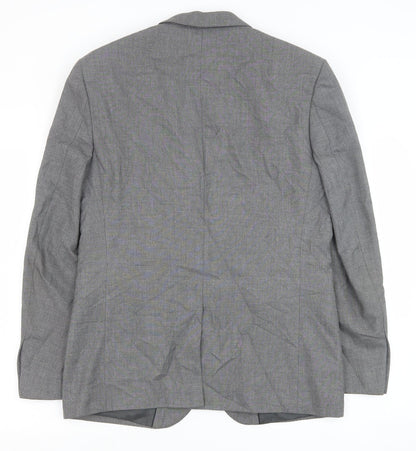 Mens UK Size 40 Marks and Spencer Regular Grey Suit Jacket
