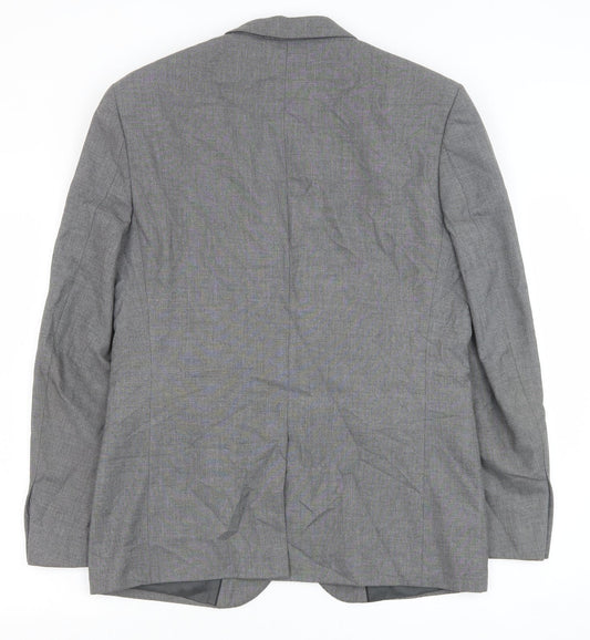Mens UK Size 40 Marks and Spencer Regular Grey Suit Jacket