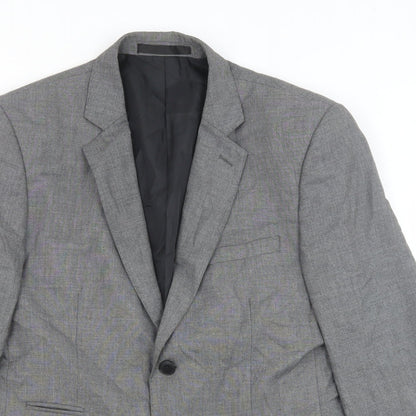 Mens UK Size 40 Marks and Spencer Regular Grey Suit Jacket