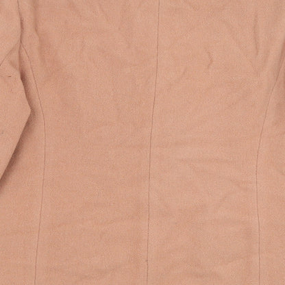 Michelle Roberts Womens Pink Jacket Size 14 Button