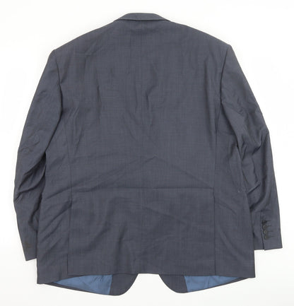 Mens UK Size 48 Marks and Spencer Regular Blue Suit Jacket