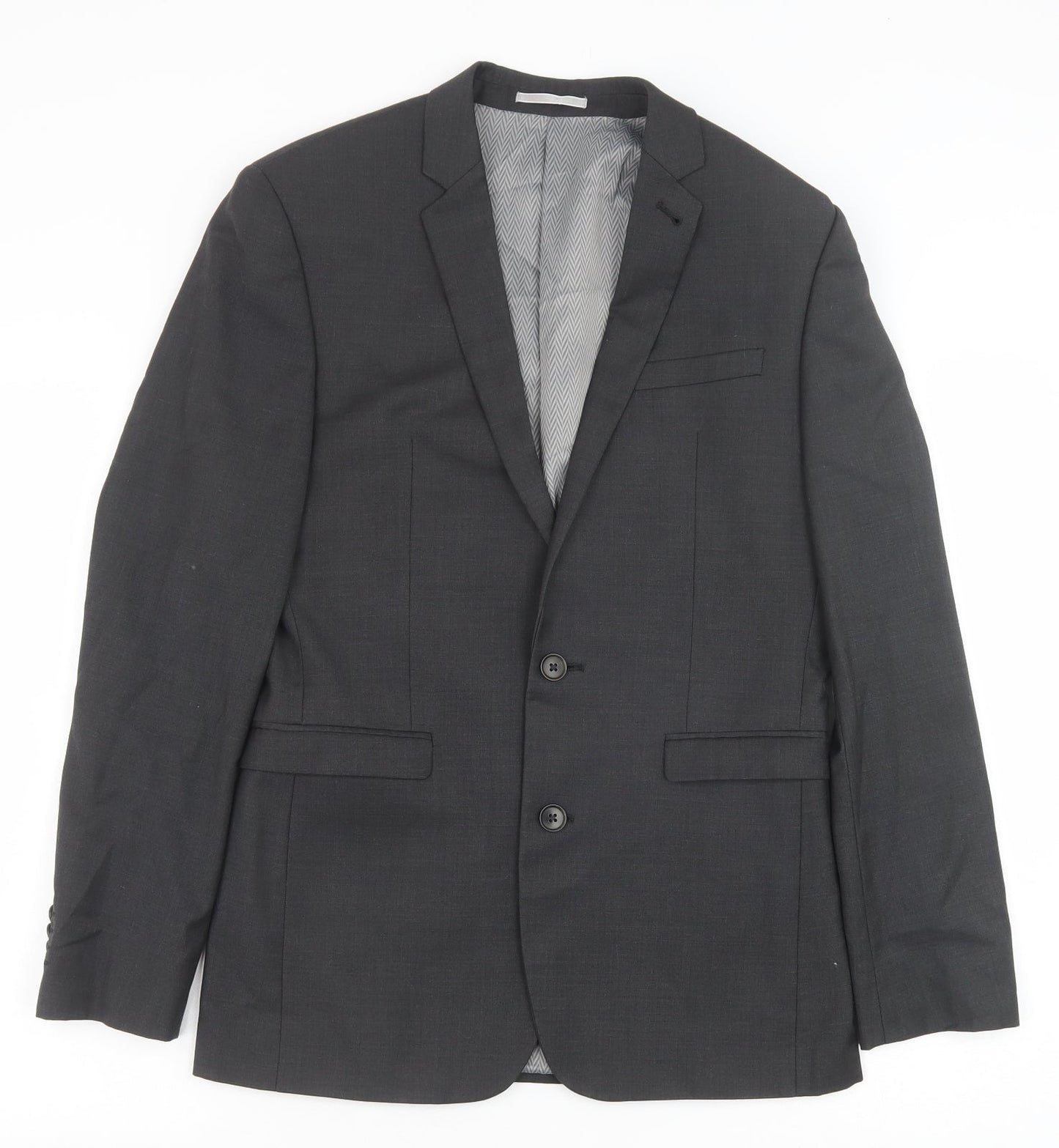 Mens UK Size 36 NEXT Regular Grey Suit Jacket