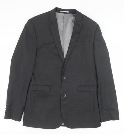 Mens UK Size 36 NEXT Regular Grey Suit Jacket