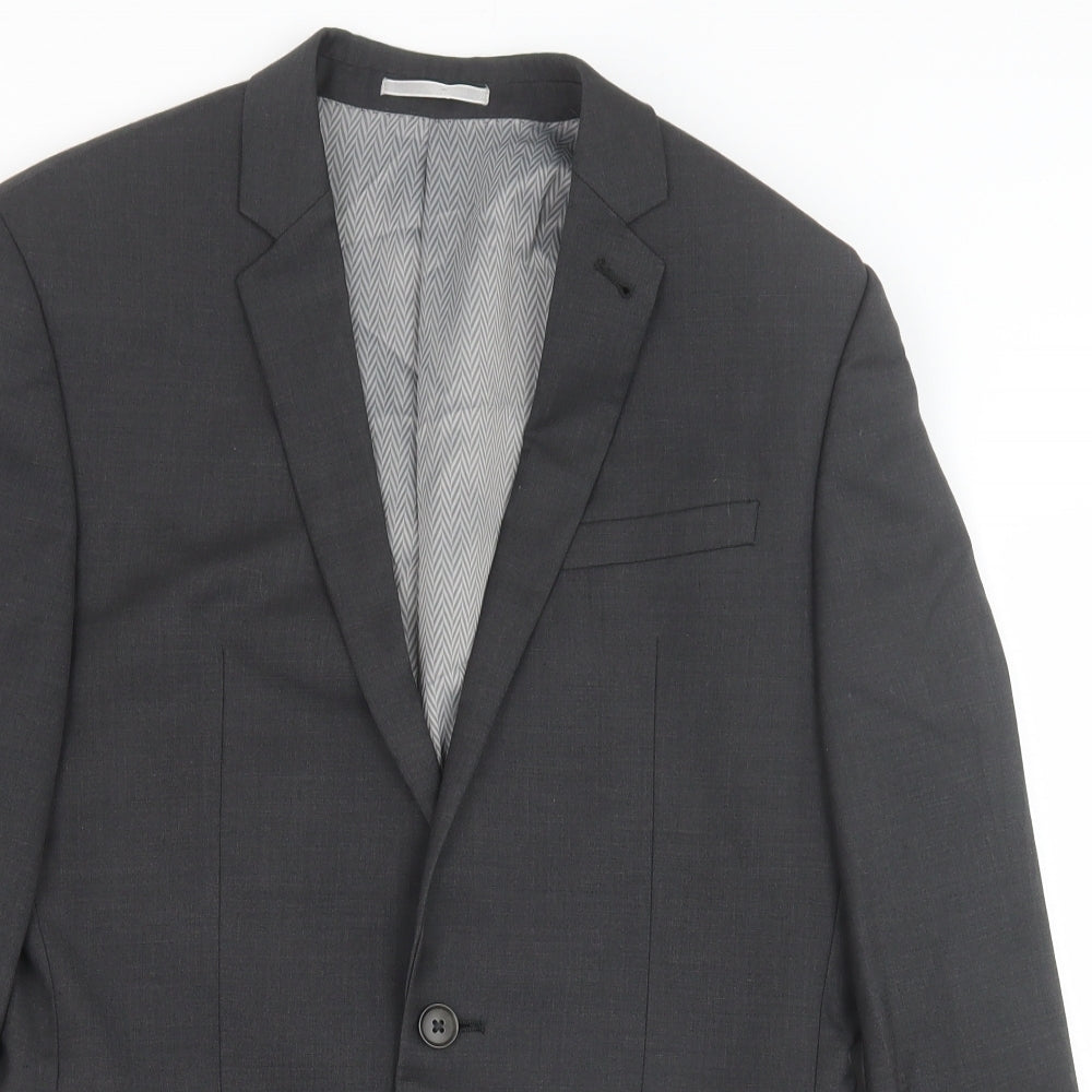 Mens UK Size 36 NEXT Regular Grey Suit Jacket