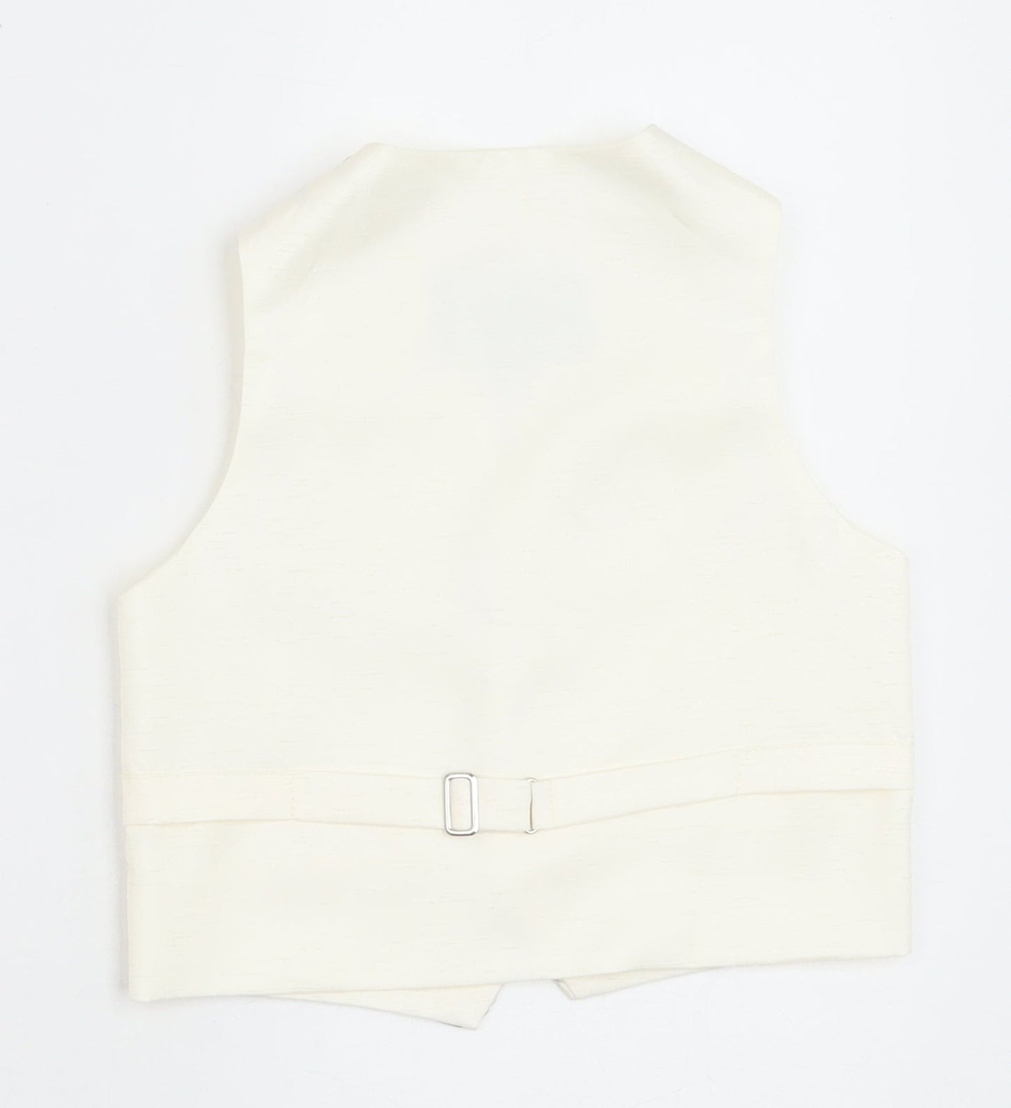 HEIRLOOM Boys Ivory Geometric Jacket Waistcoat Size 2-3 Years Button - Textured