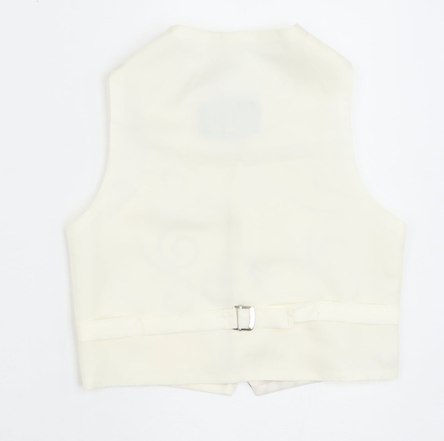 HEIRLOOM Boys Ivory Geometric Jacket Waistcoat Size 3-4 Years Button - Textured