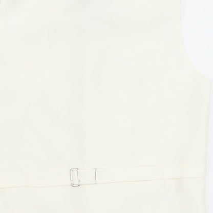 HEIRLOOM Boys Ivory Geometric Jacket Waistcoat Size 5-6 Years Button