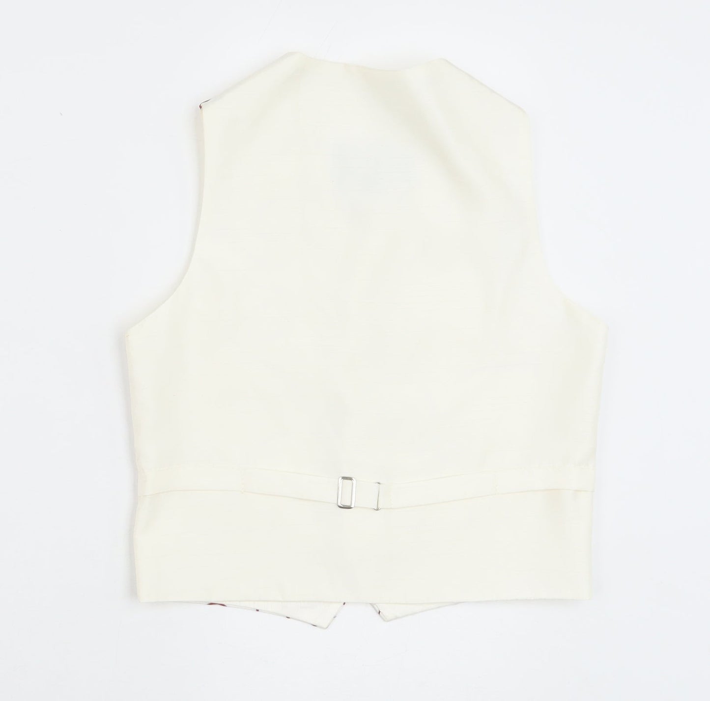 HEIRLOOM Boys Ivory Geometric Jacket Waistcoat Size 7-8 Years Button