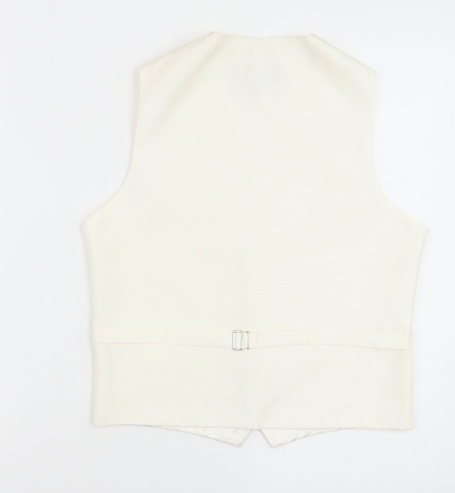 HEIRLOOM Boys Ivory Geometric Jacket Waistcoat Size 11-12 Years Button