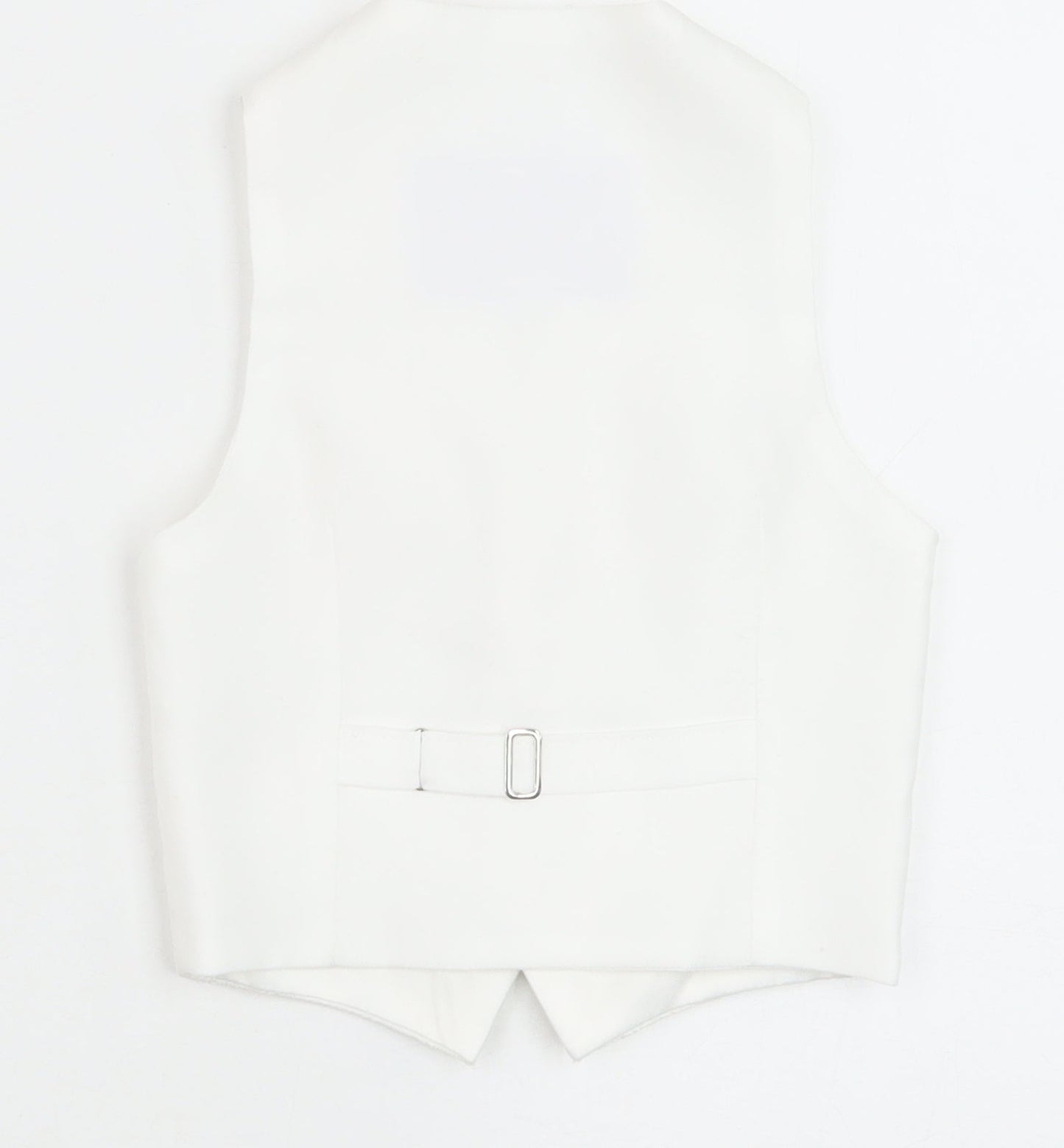 Berlington Bertie Boys White Geometric Jacket Waistcoat Size 2-3 Years Button