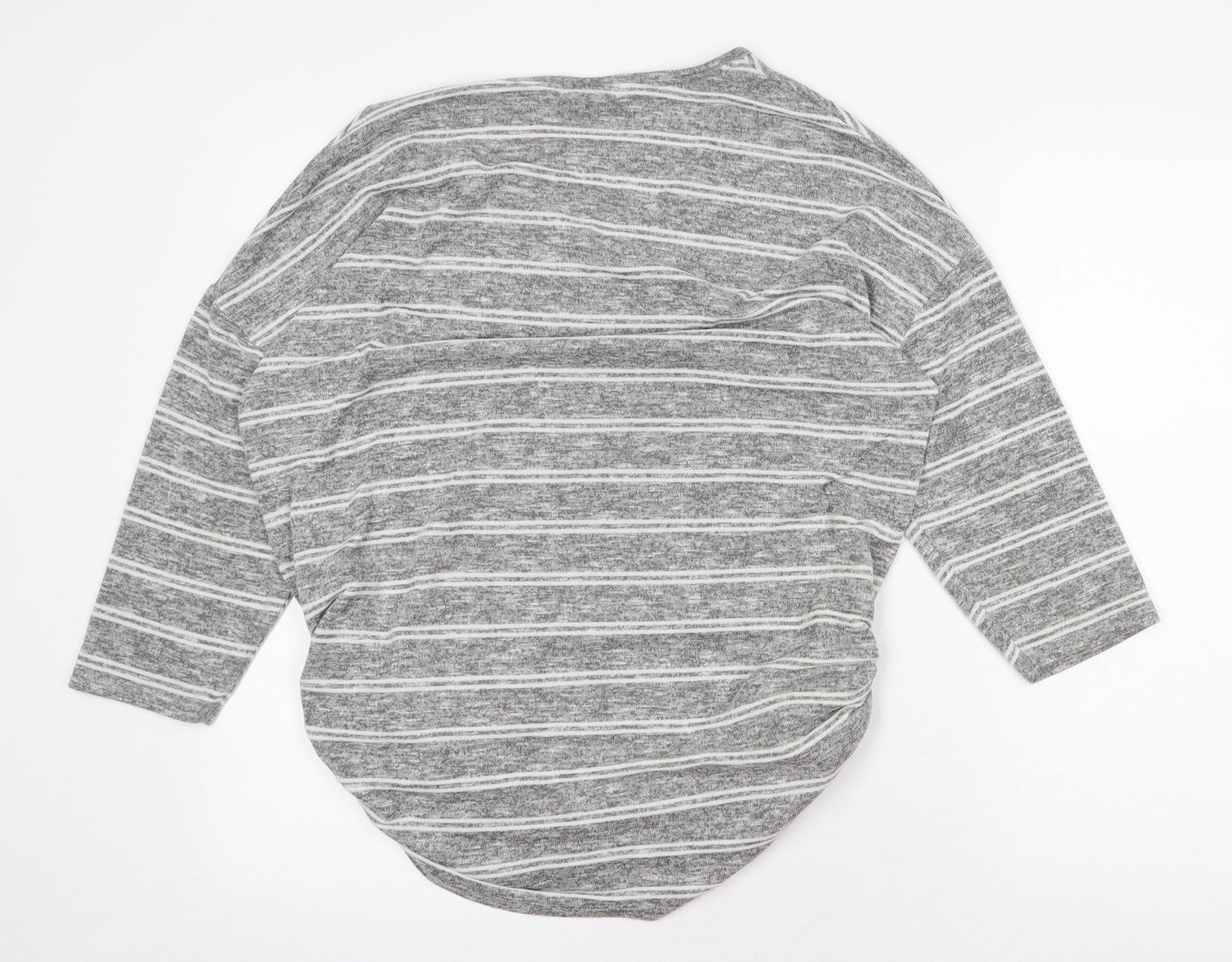 Womens UK Size L Papaya Grey Pullover Jumper