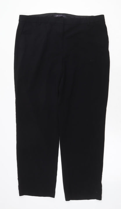 Womens UK Size 16 Marks and Spencer Regular Fit  Black Trousers