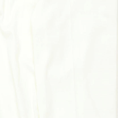 Dr Sports Womens Ivory Polyester Jogger Trousers Size 2XL Regular Drawstring