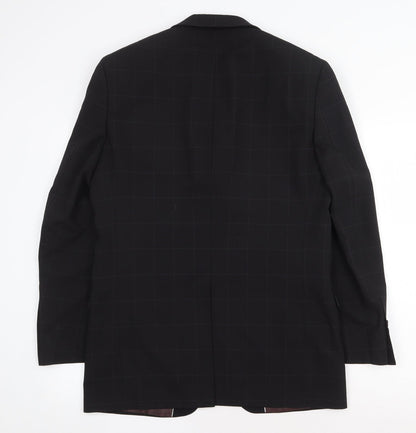 Mens UK Size 38 Marks and Spencer Regular Black Suit Jacket