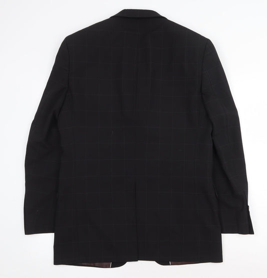 Mens UK Size 38 Marks and Spencer Regular Black Suit Jacket