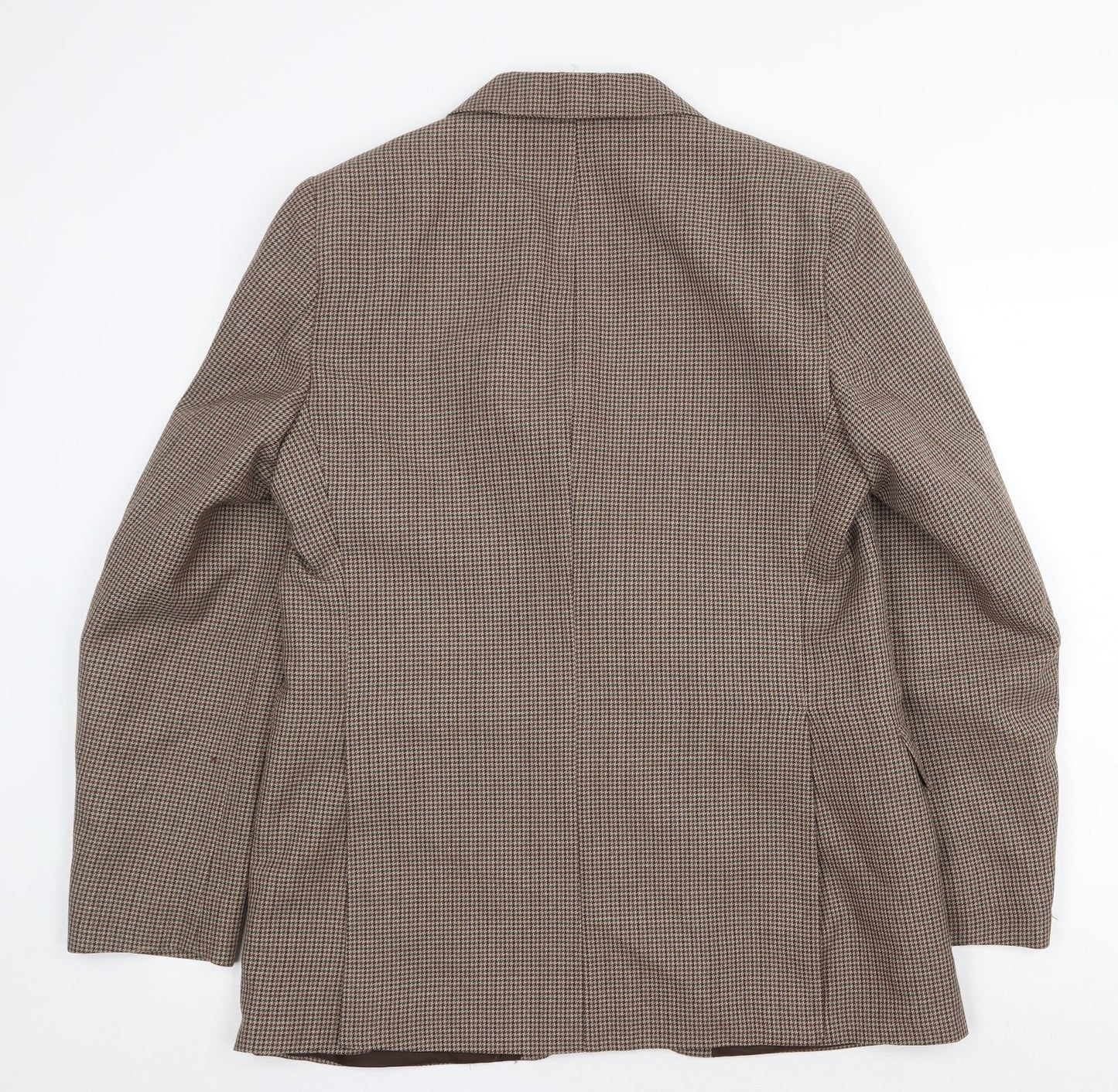 Mens UK Size 42 Terylene Regular Brown Suit Jacket