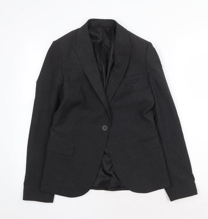 Womens UK Size 10 Preworn Grey Jacket
