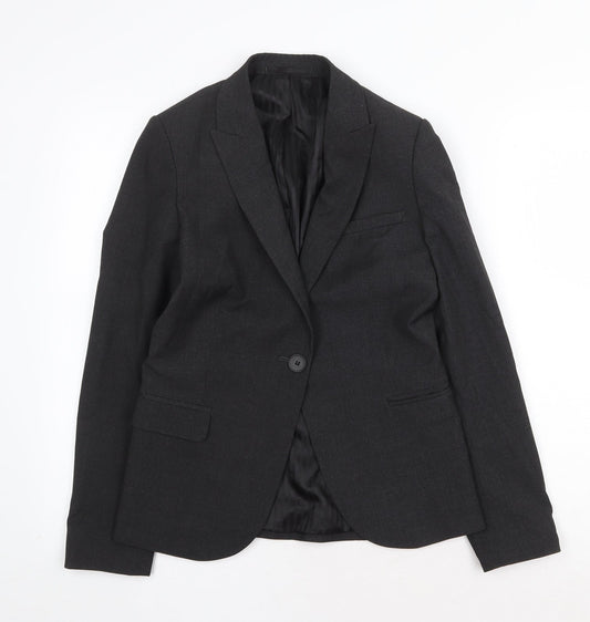 Womens UK Size 10 Preworn Grey Jacket