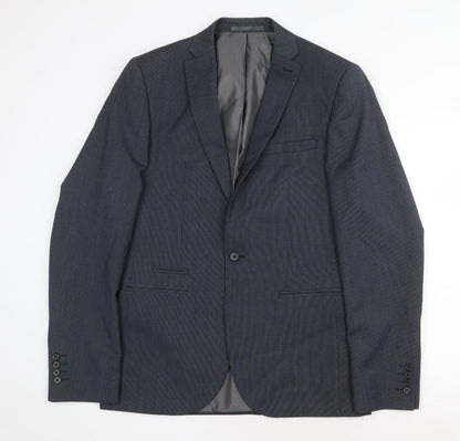 Mens UK Size 40 NEXT Regular Blue Suit Jacket