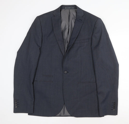 Mens UK Size 40 NEXT Regular Blue Suit Jacket