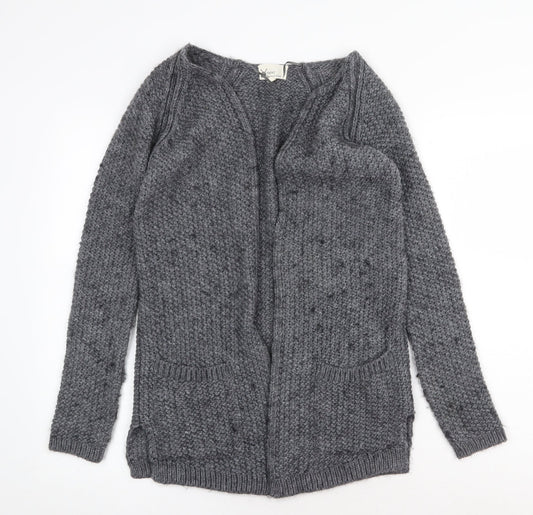 Womens UK Size XS NEXT Grey Cardigan Jumper