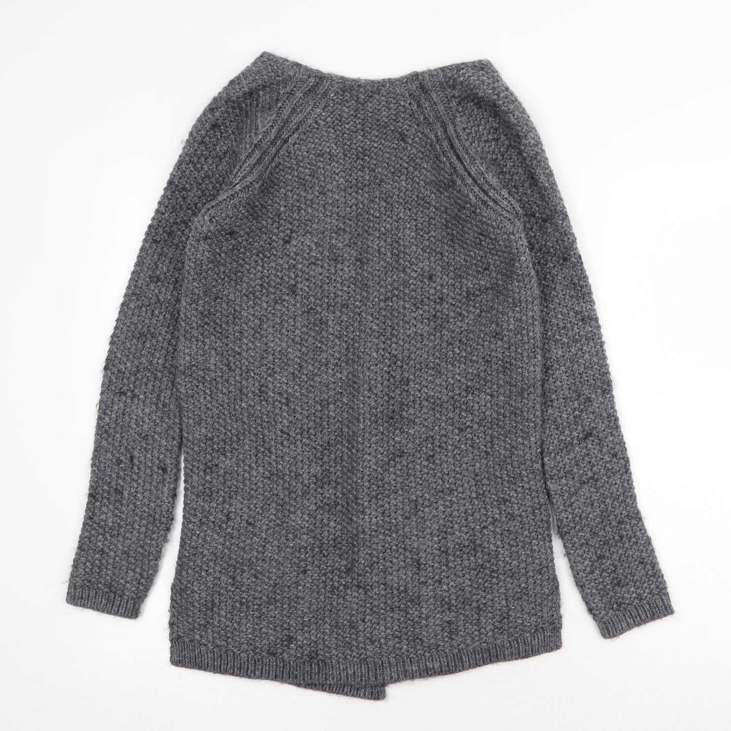 Womens UK Size XS NEXT Grey Cardigan Jumper