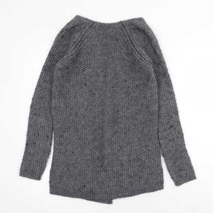Womens UK Size XS NEXT Grey Cardigan Jumper
