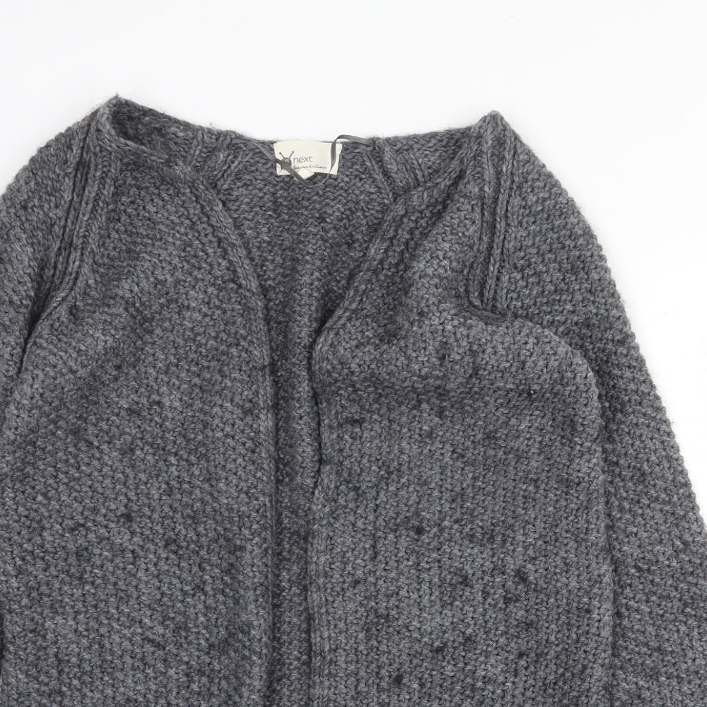 Womens UK Size XS NEXT Grey Cardigan Jumper