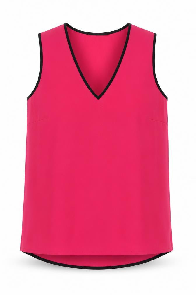 Womens UK Size 8 NEXT Pink Basic Tank