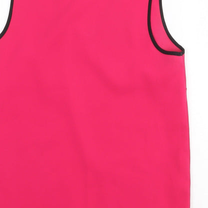 Womens UK Size 8 NEXT Pink Basic Tank