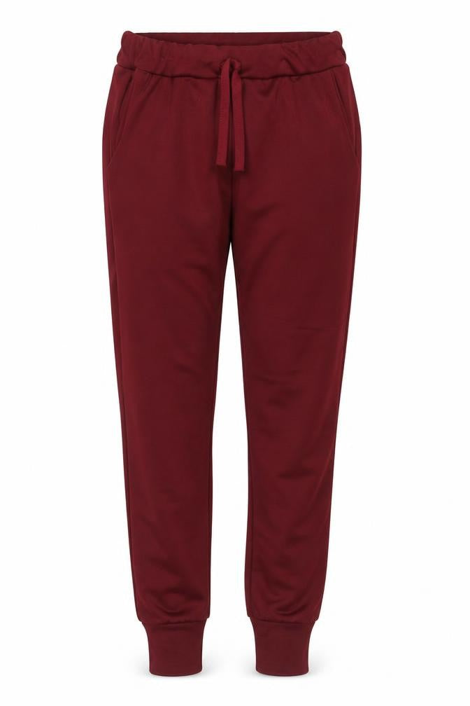 Womens UK Size S Preworn Regular Fit Jogger Red Trousers