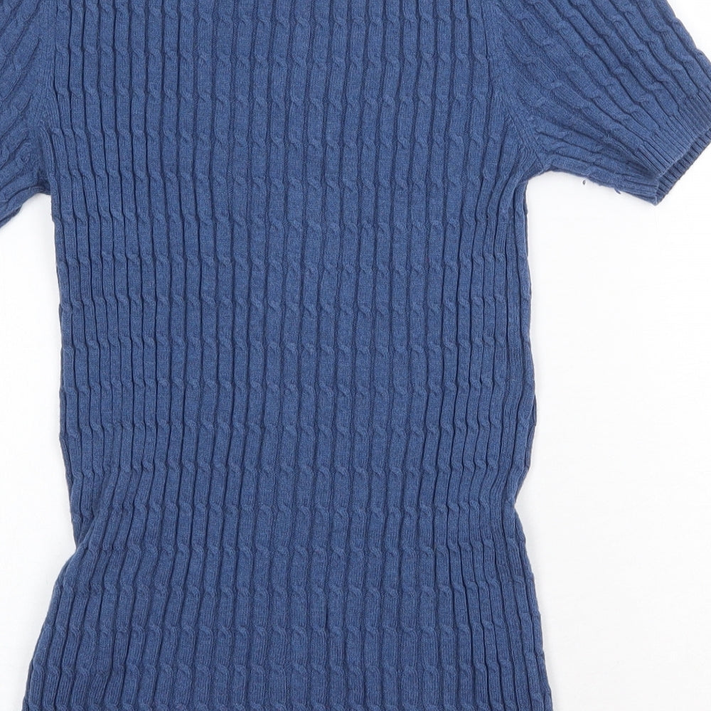 Womens UK Size M Oodji Blue Pullover Jumper