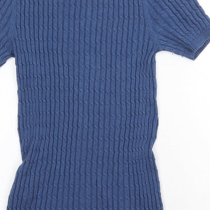 Womens UK Size M Oodji Blue Pullover Jumper