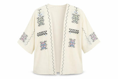 Womens UK Size M Missguided Beige Kimono Blouse