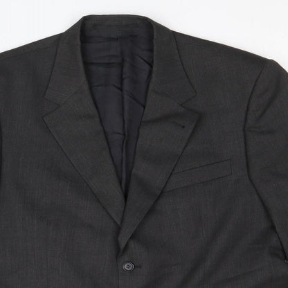 Mens UK Size 44 West Brook Regular Grey Suit Jacket