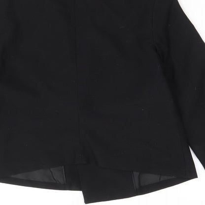 Divided by H&M Womens Black Polyacrylate Fibre Jacket Blazer Size 8