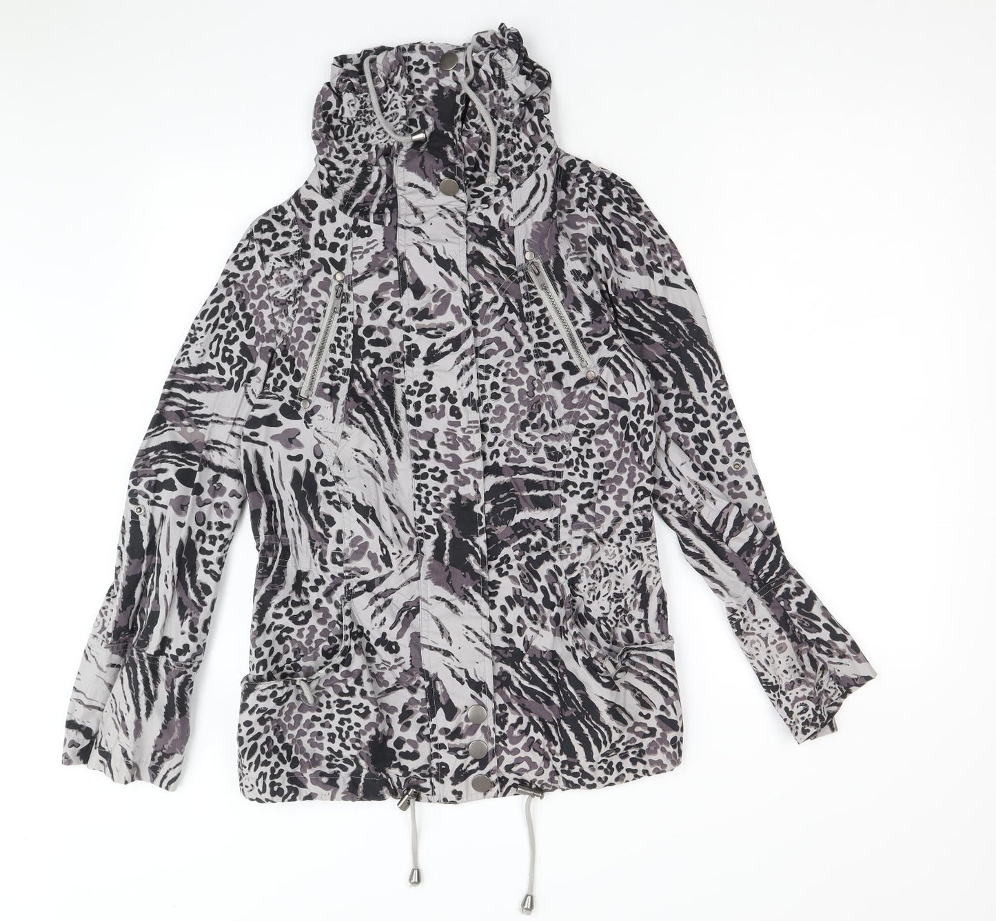 Womens UK Size 10 New Look Grey Jacket
