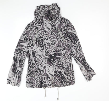Womens UK Size 10 New Look Grey Jacket