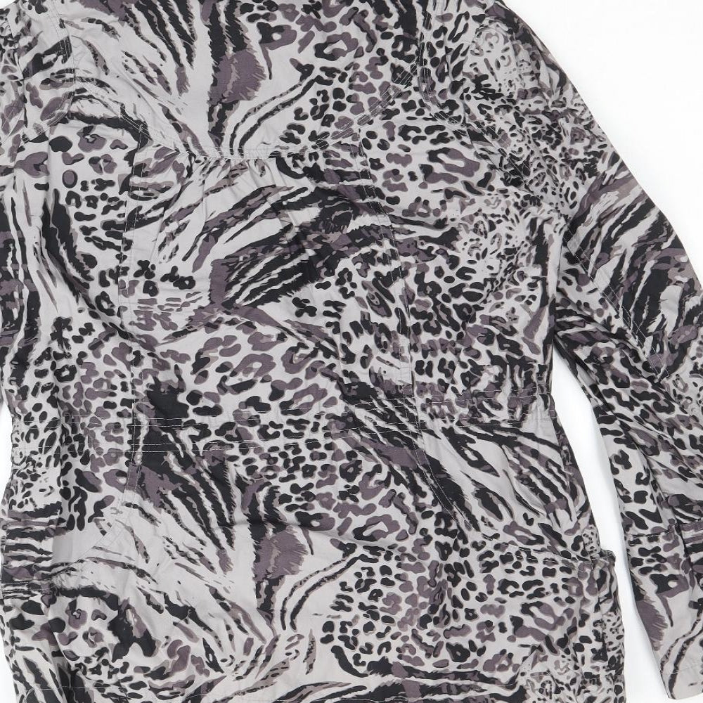 Womens UK Size 10 New Look Grey Jacket