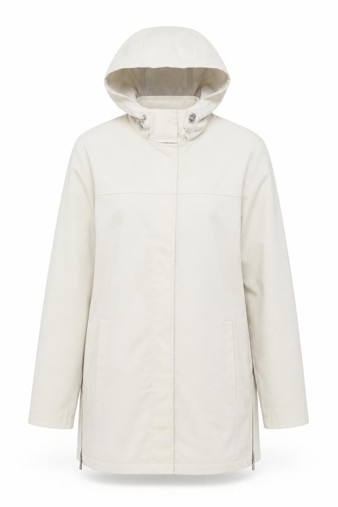 Womens UK Size 8 SCL sport Beige Rain Coat