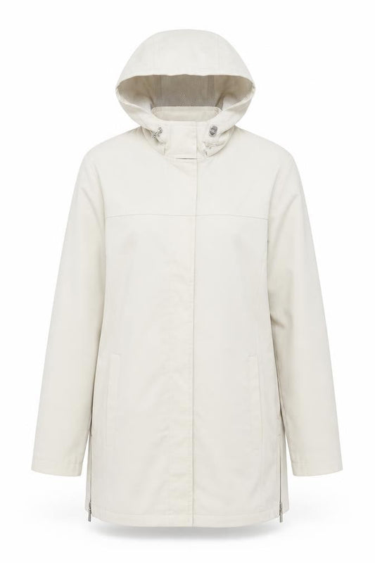 Womens UK Size 8 SCL sport Beige Rain Coat